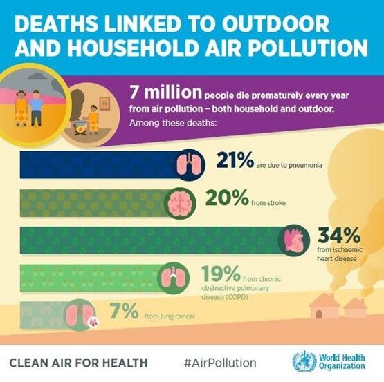 deaths due to outdoor air
